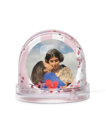 37201501 Sneeuwbol hartjes - valentijn - streepjes