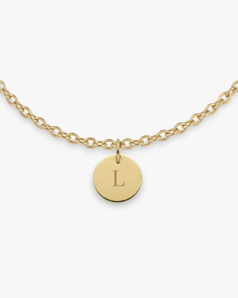 37202273_Initialen ketting - Rondje - Goud - 1 st-1