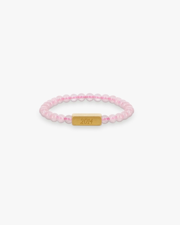 37202331_Rozenkwarts armband kind - goud